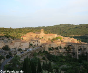 Vue du village de Minerve (Hérault)