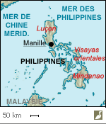 ERépartition du Pithécophage des Philippines