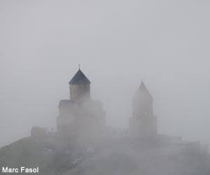 L'église de la Trinité de Guerguéti (Géorgie)