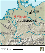 Situation de Münster (Allemagne)