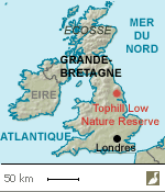 Situation de la Tophill Low Nature Reserve (Grande-Bretagne)