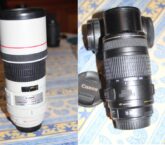 Vends objectifs Canon EF 300 et 70-300mm et Tamron 18-400mm