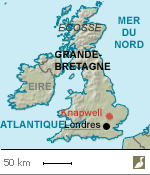 Situation de Knapwell (Grande-Bretagne)