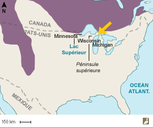 Aire (partielle) de nidification de la Nyctale de Tengmalm (Aegolius funereus) en Amérique du Nord