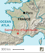 Situation de Sainte-Foy-d'Aigrefeuille (Haute-Garonne)