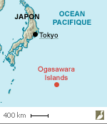 Situation des îles Ogasawara (Bonin) (Japon)